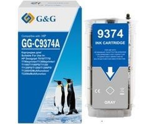 Картридж струйный G&G GG-C9374A серый