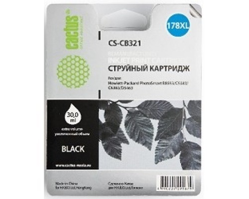 Картридж струйный Cactus CS-CB321N(CS-CB321)