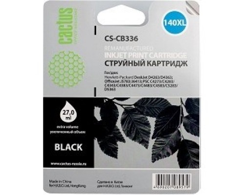 Картридж струйный Cactus CS-CB336