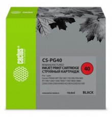 Картридж струйный Cactus CS-PG40                                                                                                                                                                                                                          