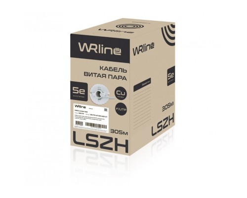 Кабель WRline WR-FTP-4P-C5E-LSZH-GY