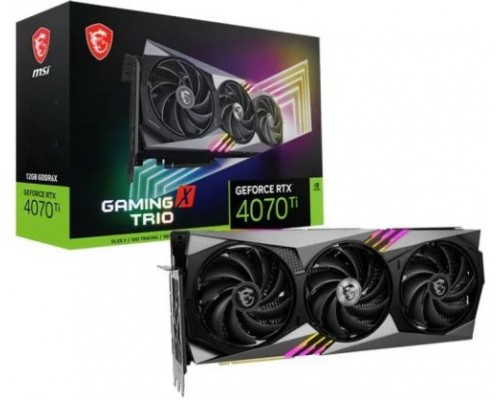 Видеокарта PCI-E MSI GeForce RTX 4070 Ti GAMING X TRIO (RTX 4070 Ti GAMING X TRIO 12G)