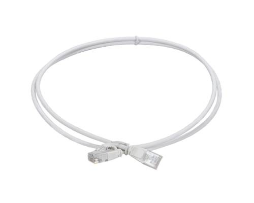 Патч-корд ITK PC08-C5EUL-1M5-SL-WT UTP вилка RJ-45-вилка RJ-45 кат.5е 1.5м белый LSZH (уп.:1шт)