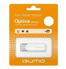 Накопитель USB 2.0 16GB Qumo QM16GUD-OP1-white                                                                                                                                                                                                            