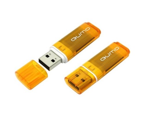 Накопитель USB 2.0 32GB Qumo QM32GUD-OP1-orange