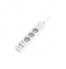 Сетевой фильтр с USB зарядкой UCH-410 White QC3.0                                                                                                                                                                                                         