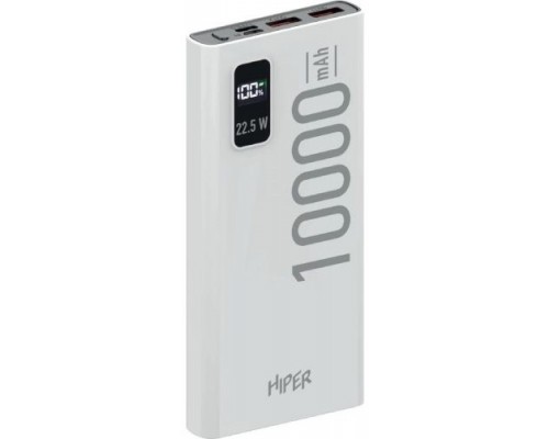 Мобильный аккумулятор Hiper EP 10000 белый (EP 10000 WHITE)
