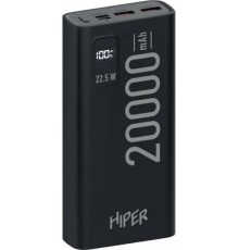 Мобильный аккумулятор Hiper EP 20000 черный (EP 20000 BLACK)                                                                                                                                                                                              