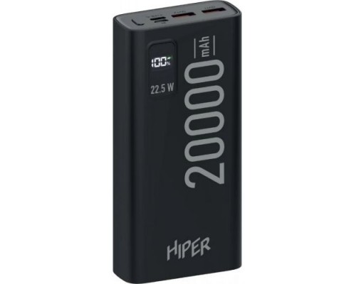 Мобильный аккумулятор Hiper EP 20000 черный (EP 20000 BLACK)