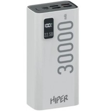 Мобильный аккумулятор Hiper EP 30000 белый (EP 30000 WHITE)                                                                                                                                                                                               