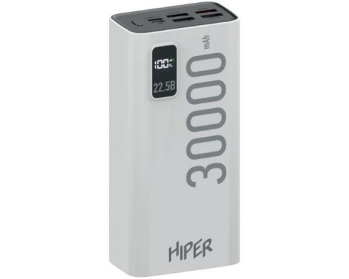 Мобильный аккумулятор Hiper EP 30000 белый (EP 30000 WHITE)