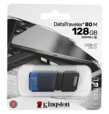 Накопитель USB 3.2 128GB Kingston DataTraveler 80 M DT80M/128GB                                                                                                                                                                                           