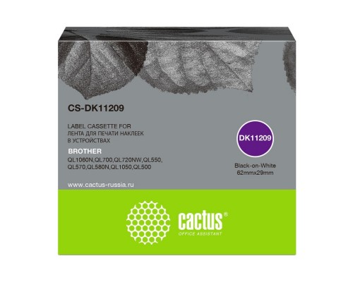 Картридж ленточный Cactus CS-DK11209