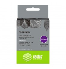 Картридж ленточный Cactus CS-TZES251                                                                                                                                                                                                                      