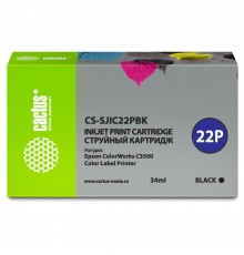 Картридж струйный Cactus CS-SJIC22PBK                                                                                                                                                                                                                     