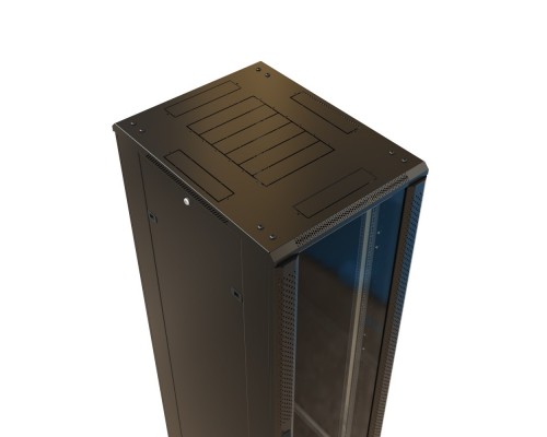 Шкаф напольный 19-дюймовый, 37U, 1833x600x1000 WR-TT-3761-AS-RAL9004