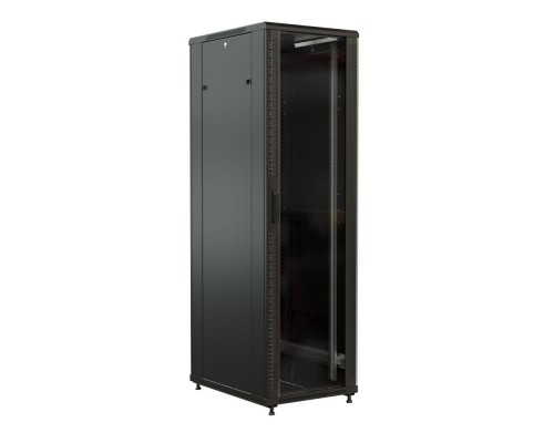 Шкаф напольный 19-дюймовый, 42U, 2055x600x800 WR-TT-4268-AS-RAL9004 Шкаф напольный 19-дюймовый, 42U, 2055x600x800 WR-TT-4268-AS-RAL9004