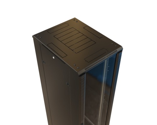Шкаф напольный 19-дюймовый, 42U, 2055x600x800 WR-TT-4268-AS-RAL9004 Шкаф напольный 19-дюймовый, 42U, 2055x600x800 WR-TT-4268-AS-RAL9004
