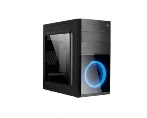 Корпус MiniTower AeroCool CS-105 blue RGB fan (4718009152540)