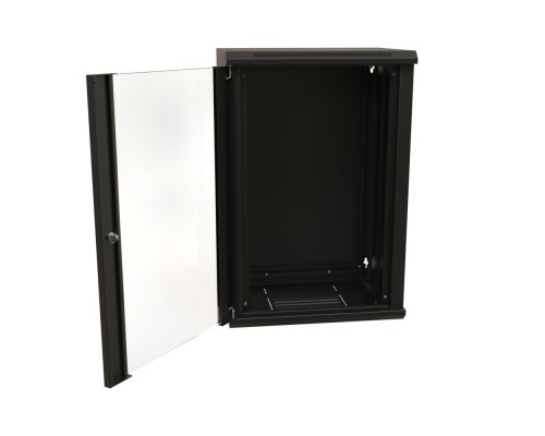 Шкаф настенный 19-дюймовый WRline WR-TW-2266-GP-RAL9004 Шкаф настенный 19-дюймовый WRline WR-TW-2266-GP-RAL9004