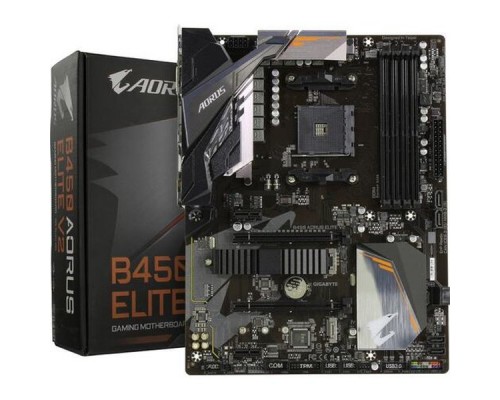 Материнская плата AMD B450 SAM4 ATX B450 AORUS ELITE V2 GIGABYTE