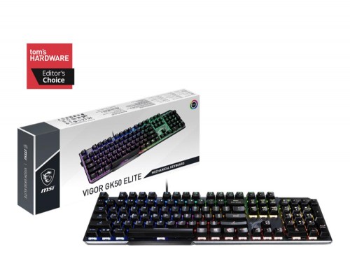 Клавиатура GAMING BLACK RU VIGOR GK50 ELITE LL MSI Клавиатура GAMING BLACK RU VIGOR GK50 ELITE LL MSI