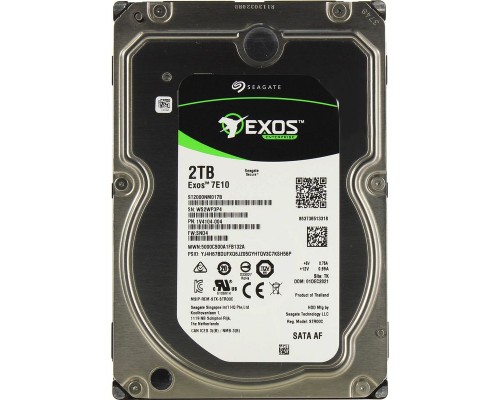 Жесткий диск SATA 2TB 7200RPM 6GB/S 256MB ST2000NM017B SEAGATE