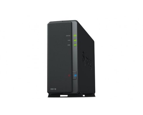 СХД настольное исполнение 1BAY NO HDD DS118 SYNOLOGY