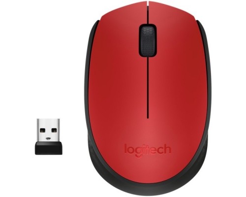 Мышь Logitech Wireless Mouse M171 Red 910-004641