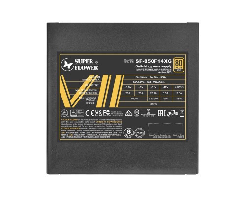 Блок питания Super Flower Power Supply Leadex VII SF-850F14XG