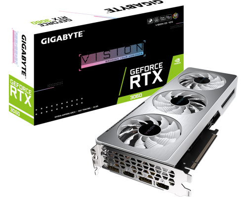 Видеокарта PCI-E GIGABYTE GeForce RTX 3060 VISION OC (GV-N3060VISION OC-12GD)