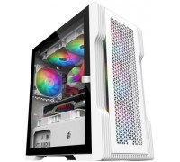 Корпус mATX 1STPLAYER T3 T3-WH-4F1-W                                                                                                                                                                                                                      