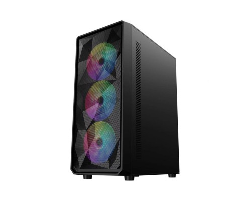 Корпус ATX 1STPLAYER FD3 FD3-BK-4F1