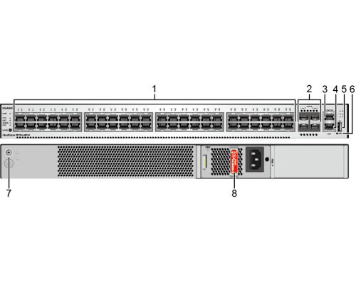 Коммутатор 48X10GE SFP+ S5735-L48P4X-A HUAWEI