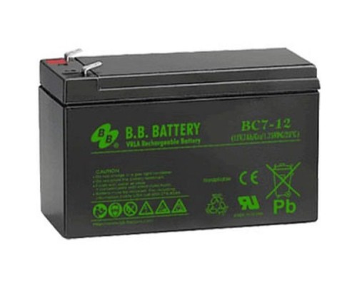 Аккумулятор B.B. Battery BC 7.2-12  12V 7.2Ah