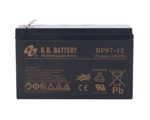 Батарея B.B.Battery BPS 7-12 12В