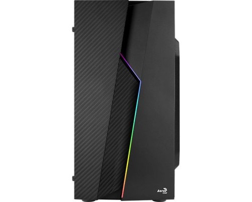 Корпус mATX Aerocool Bolt Mini TG черный без БП