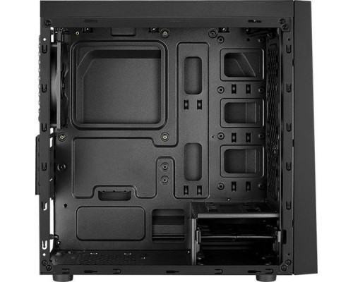 Корпус mATX Aerocool Bolt Mini TG черный без БП