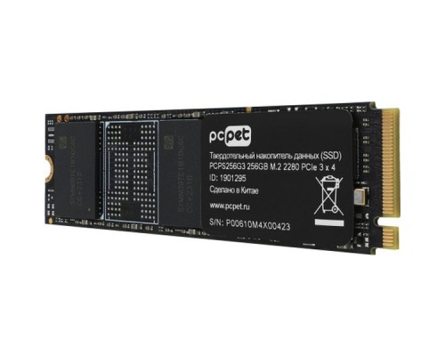 Накопитель SSD PC Pet PCI-E 3.0 x4 256Gb PCPS256G3 M.2 2280 OEM