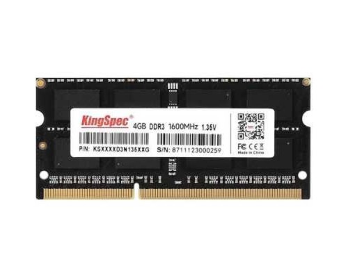 Память DDR3L 4Gb 1600MHz Kingspec KS1600D3N13504G