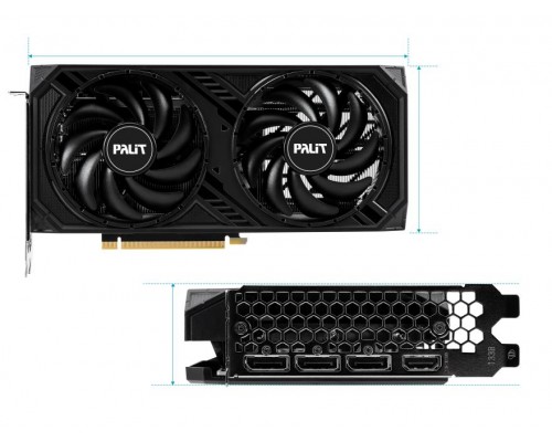 Видеокарта Palit nVidia GeForce RTX 4060 Ti Dual 8Gb NE6406T019P1-1060D
