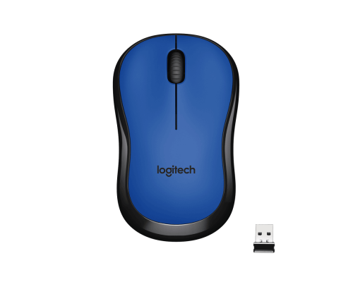 Мышь беспроводная Logitech M220 Silent Blue (910-004896)