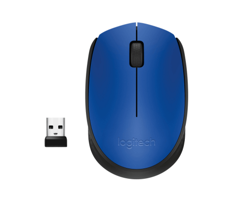 Мышь беспроводная Logitech M171 Blue (910-004644)