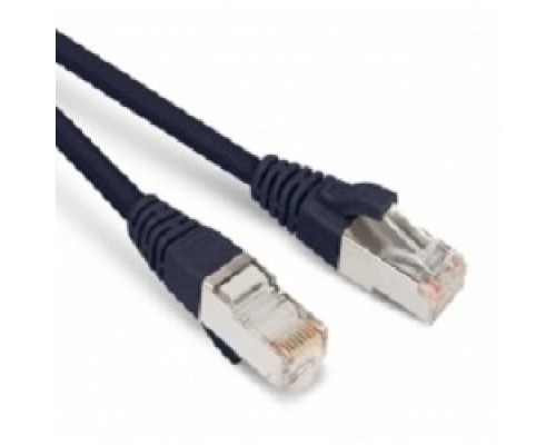 Кабель патч-корд F/UTP 5e кат. 3м Hyperline PC-LPM-STP-RJ45-RJ45-C5e-3M-LSZH-BK