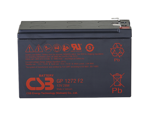 Аккумуляторная батарея CSB GP-1272 (12V, 7,2Ah, 28W)