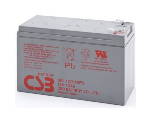 Аккумуляторная батарея CSB GPL-1272 (12V, 7,2Ah)