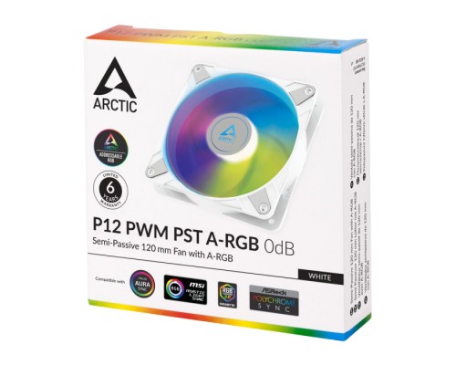 Вентилятор корпусной ARCTIC P12 PWM PST A-RGB ACFAN00254A