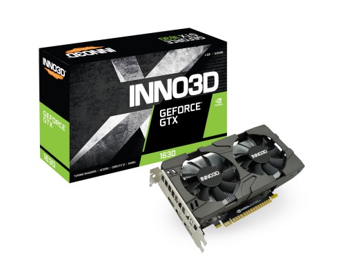 Видеокарта Inno3D GTX1630 TWIN X2 OC N16302-04D6X-1177VA25 (4 ГБ)