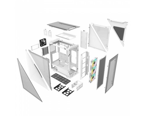 Корпус Divider 500 TG Snow ARGB CA-1T4-00M6WN-01
