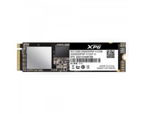 Накопитель SSD M.2 2280 ADATA ASX8200PNP-512GT-C